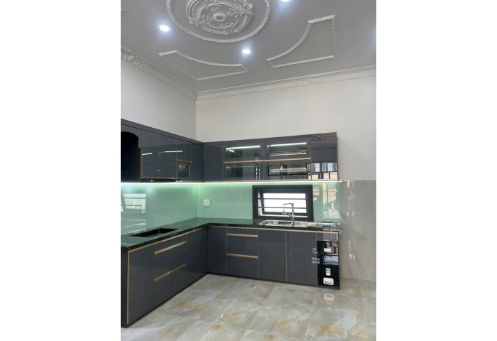 Tủ bếp nhựa cánh acrylic M36