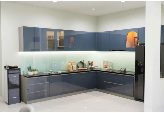 Tủ bếp nhựa cánh acrylic M32
