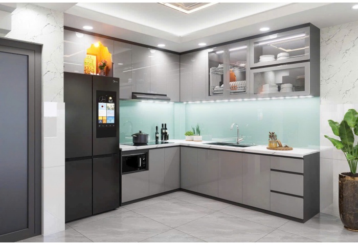 Tủ Bếp Nhựa Ecoplast M677