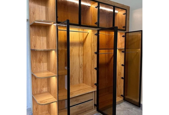 Tủ quần áo nhựa cánh kính M2